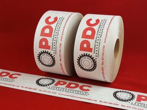 Logo only printed paper tape