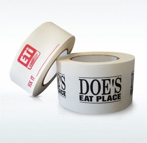 Custom Printed Tapes Flat Back Tape