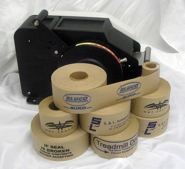 A Dispenser for Custom Paper Tape Used for Custom Shipping Tape